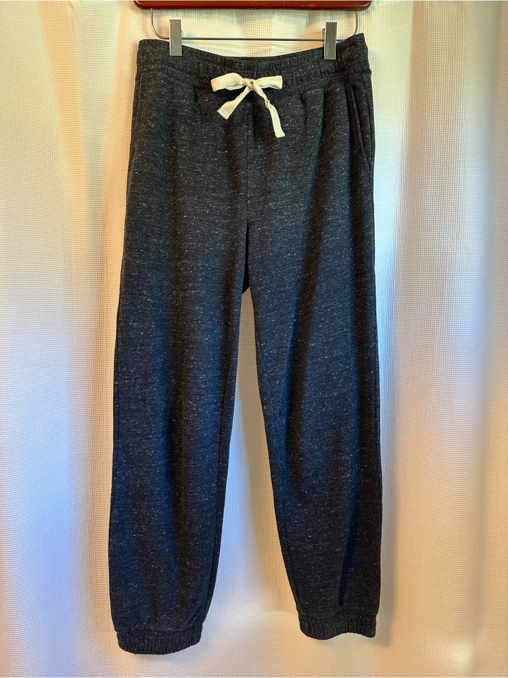 Madewell Dark Heather Gray Drawstring Lightweight Sweatpants, XS